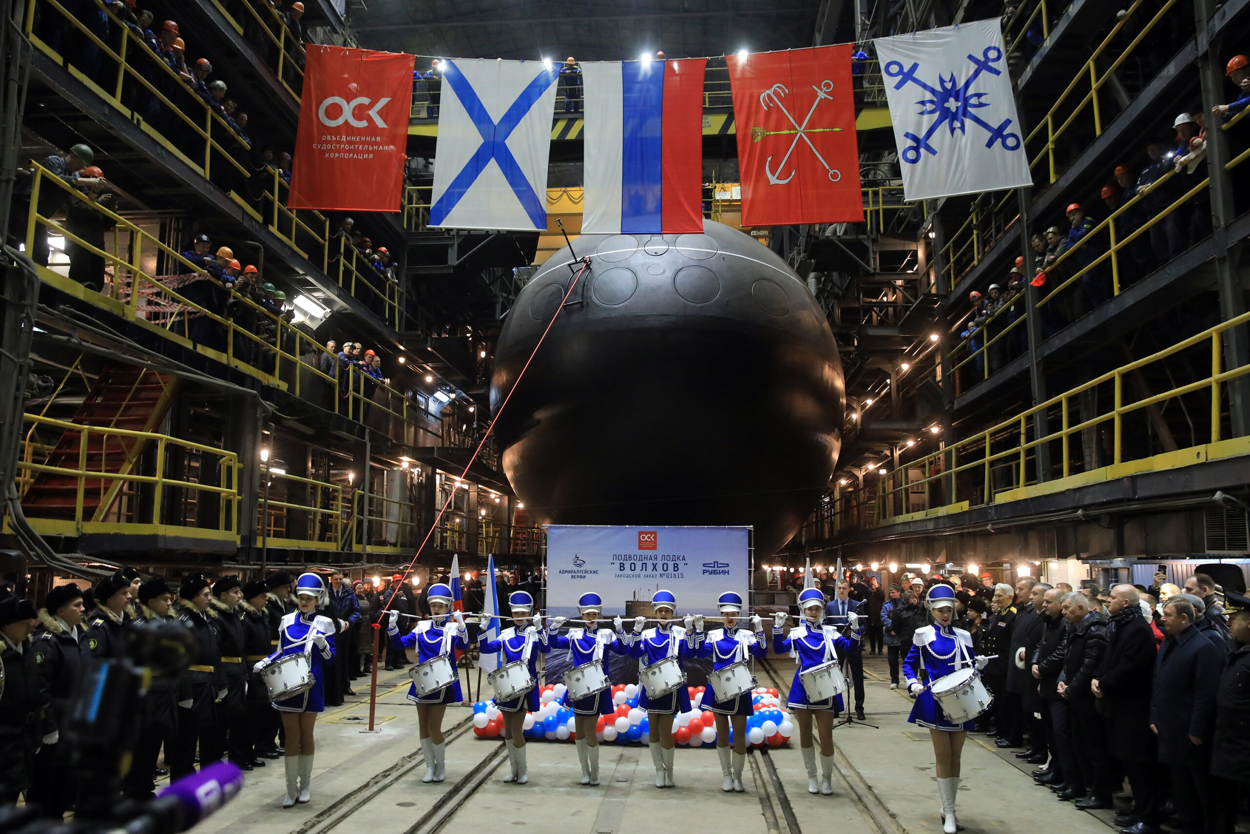 Подводная лодка проекта 636.3 «Волхов» будет  принята в состав Военно-Морского Флота 24 октября Приказом Главкома ВМФ России