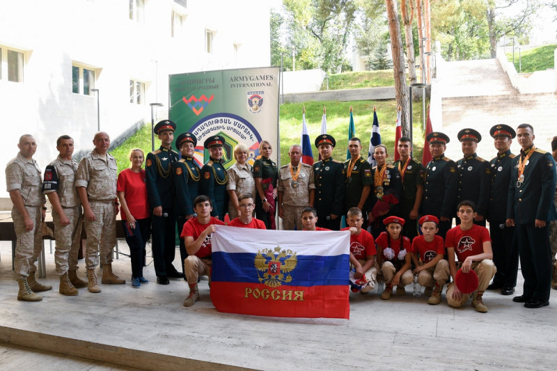 В Армении состоялась торжественная церемония закрытия международного конкурса «Воин Мира» в рамках АрМИ-2021