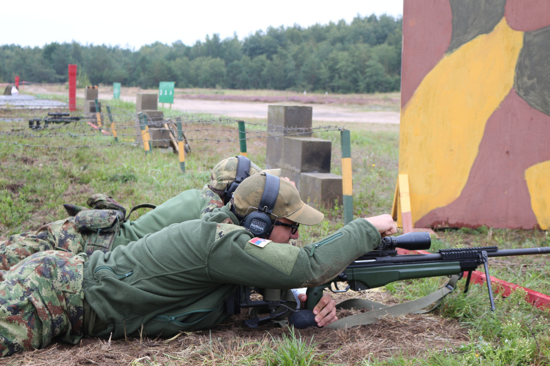 Российские снайперы заняли второе место на международном конкурсе «Снайперский рубеж» в Республике Беларусь
