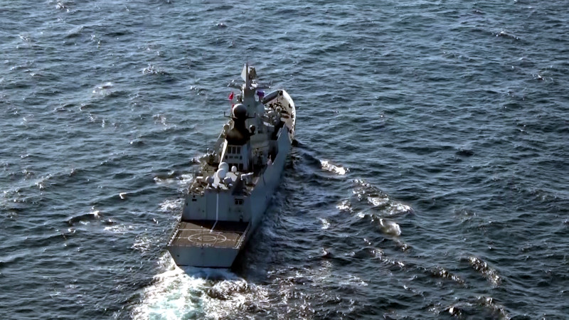 Боевые корабли ВМФ России и ВМС Китая впервые провели совместное патрулирование в Тихом океане