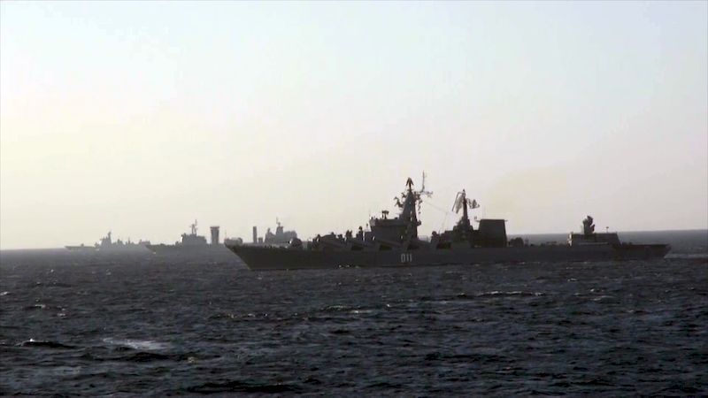 В Аравийском море состоялось совместное российско-китайское военно-морское учение «Мирное море-2022»