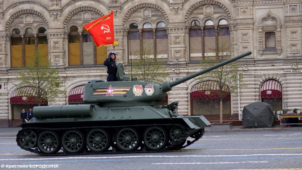 Парад Победы на Красной площади 9 мая 2022 г.