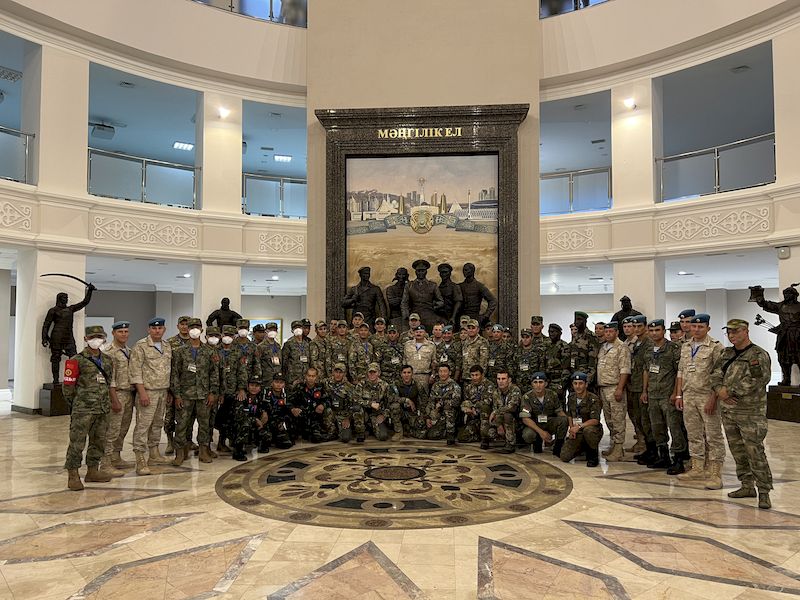 Участники конкурса «Тактический стрелок» посетили музей вооруженных сил Республики Казахстан в Нур-Султане