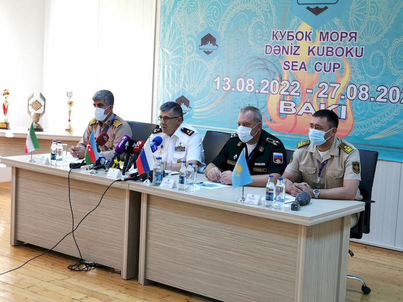 На военно-морской базе Пута состоялась пресс-конференция глав делегаций стран-участниц конкурса «Кубок моря» АрМИ-2022