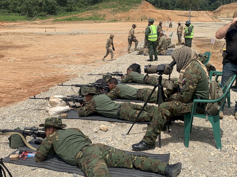 В Венесуэле российская команда провела пристрелку оружия в рамках подготовки к международному конкурсу «Снайперский рубеж»