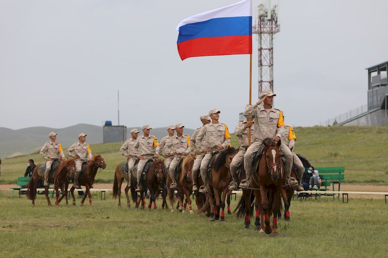 В Монголии стартовал международный этап конкурса «Конный марафон» АрМИ-2022 среди кавалерийских подразделений
