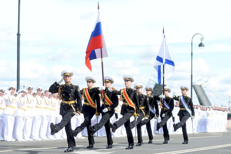 Главный военно-морской парад в Санкт-Петербурге 2022