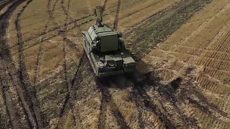 Боевая работа расчетов ЗРК «Тор-М2» ЗВО в ходе проведения специальной военной операции