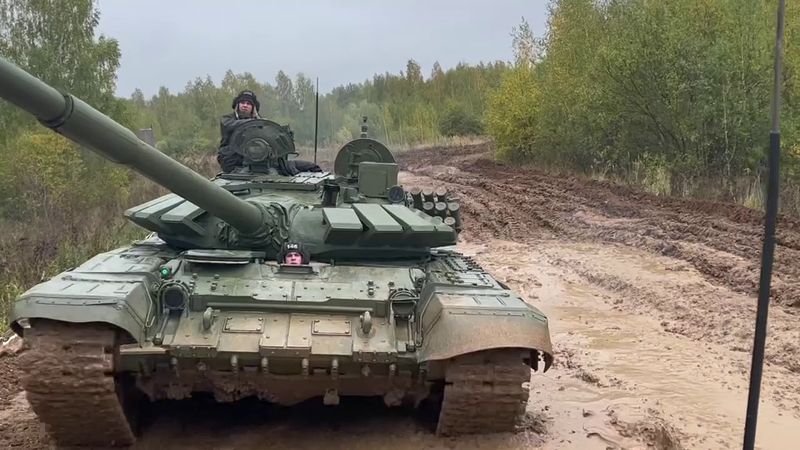 Подготовка мобилизованных на полигоне «Алабино» Западного военного округа в Московской области