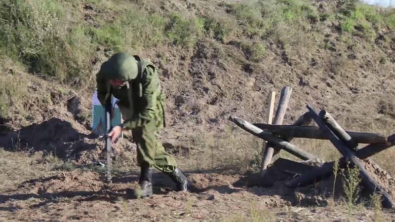 В Воронежской области продолжается подготовка мобилизованных граждан в ходе практических занятий по боевой подготовке на полигоне Западного военного округа
