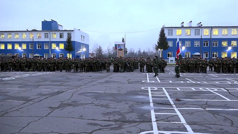 В Ленинградской области состоялась отправка мобилизованных граждан в районы проведения боевого слаживания