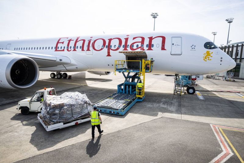 Авиакомпания Ethiopian Airlines получила свой 20-й самолет Airbus A350-900, работающий на экологичном авиационном топливе (SAF)
