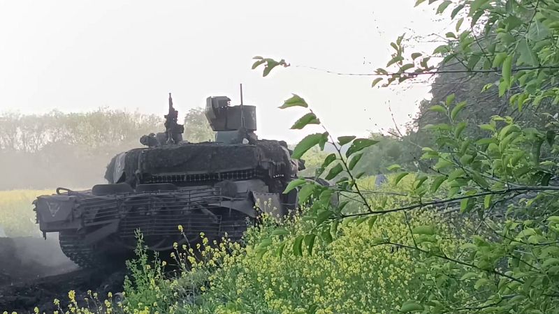 Танки Т-90М «Прорыв» в зоне проведения СВО