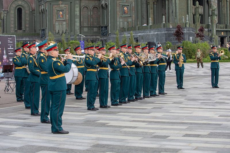 Военные марши и песни о Москве исполнит Военный оркестр 147-й автобазы Минобороны России в парке «Кузьминки»