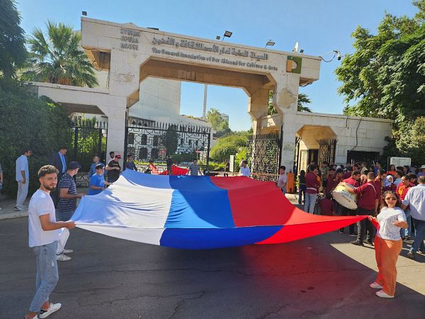 В Дамаске состоялись праздничные мероприятия в честь Дня Государственного флага Российской Федерации