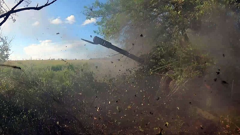 Уничтожение замаскированных укрепрайонов на Купянском направлении