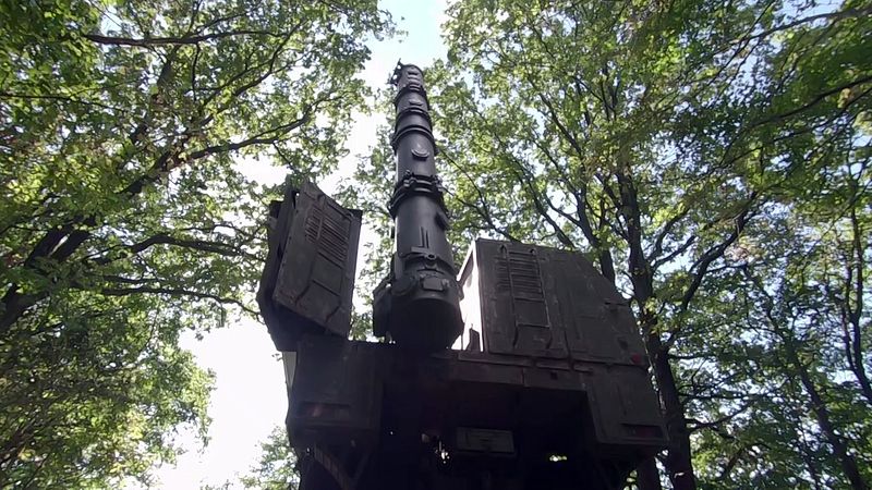 Пуск ракеты ОТРК «Искандер» в ходе проведения специальной военной операции