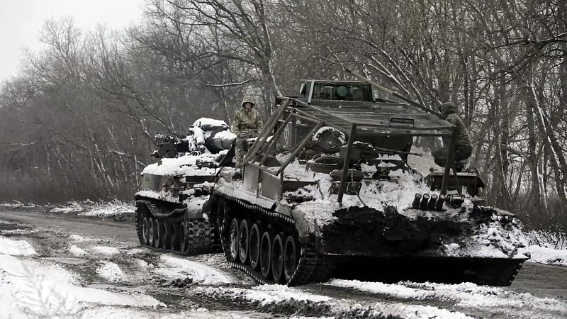 Эвакуация и восстановление боевой техники на Купянском направлении